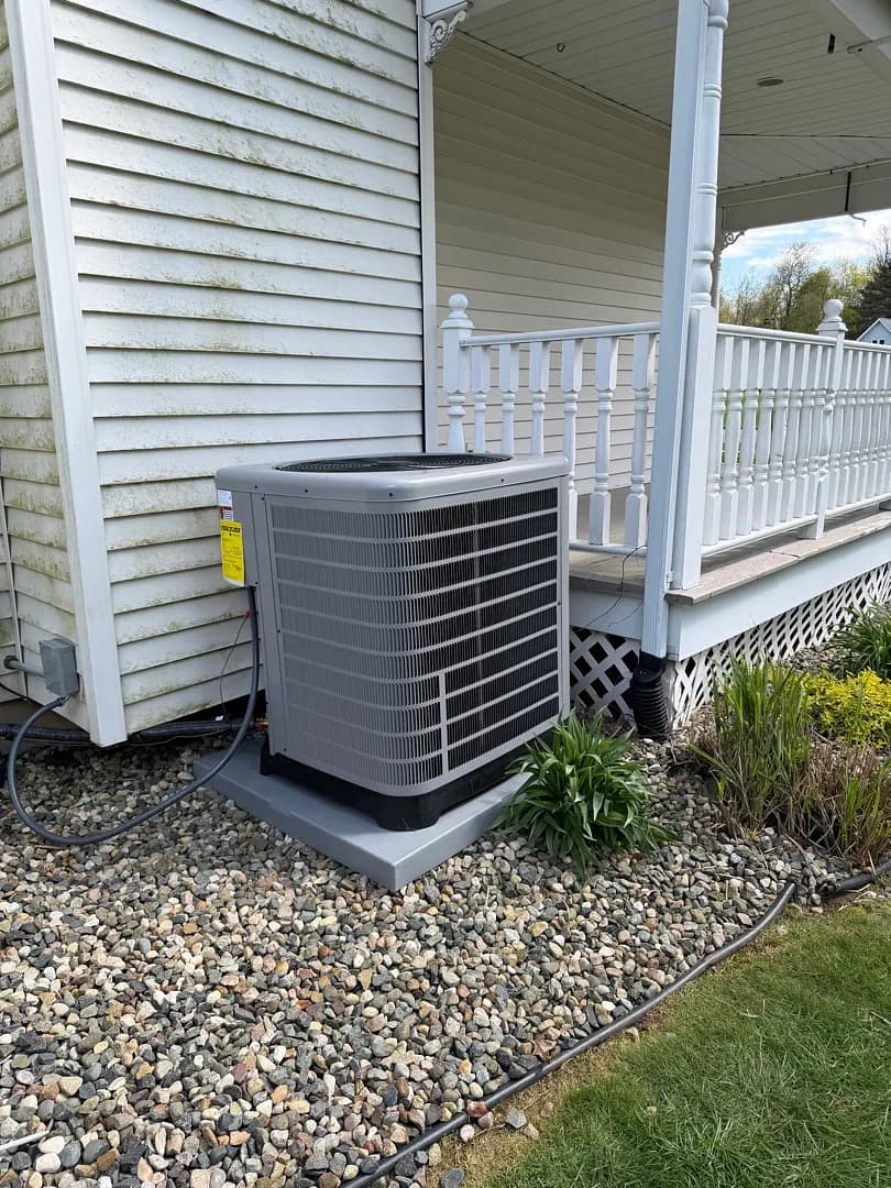 New air conditioner installed at a home