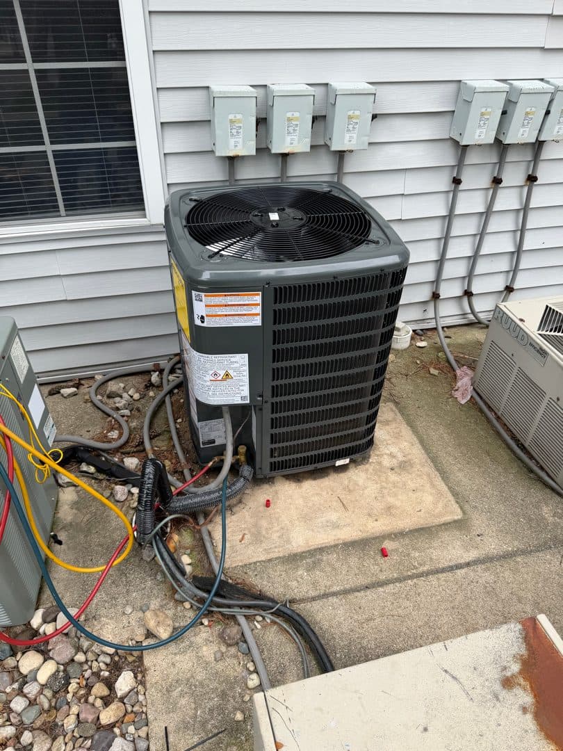 Air conditioning job by A.W. Crooks