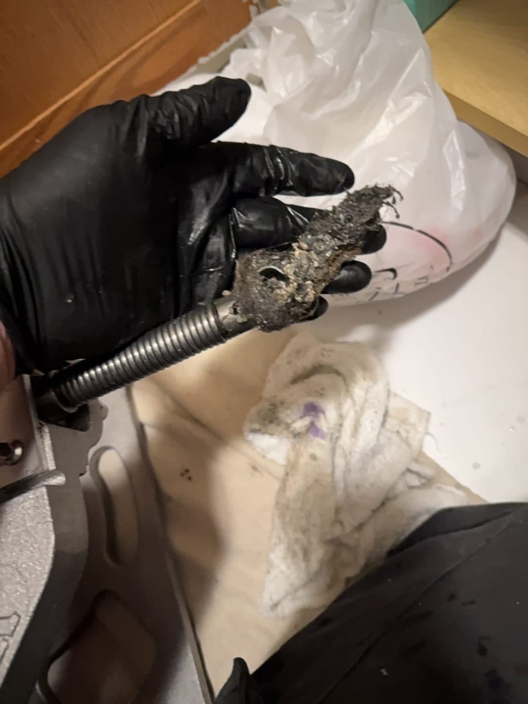 Drain cleaning job by A.W. Crooks